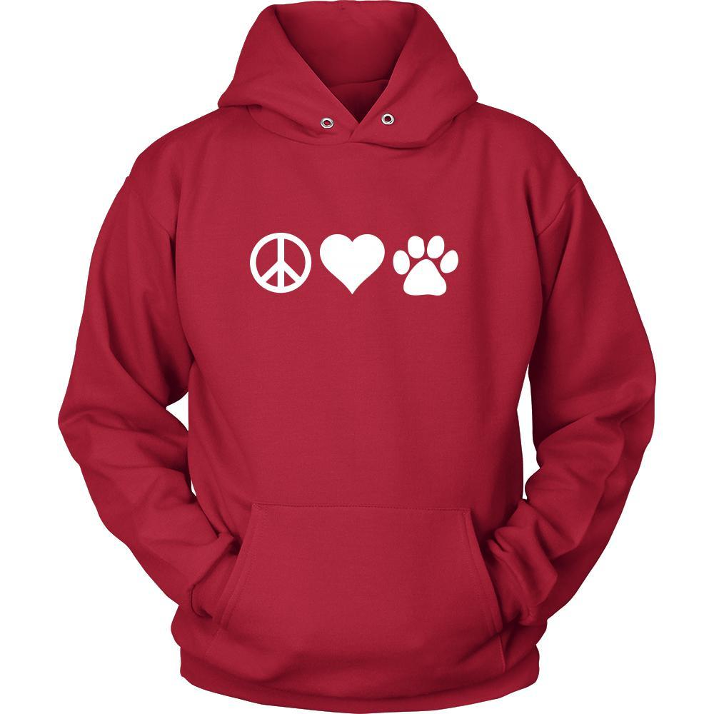 Veterinary Shirt - Peace, love, paws - Profession Gift-T-shirt-Teelime | shirts-hoodies-mugs