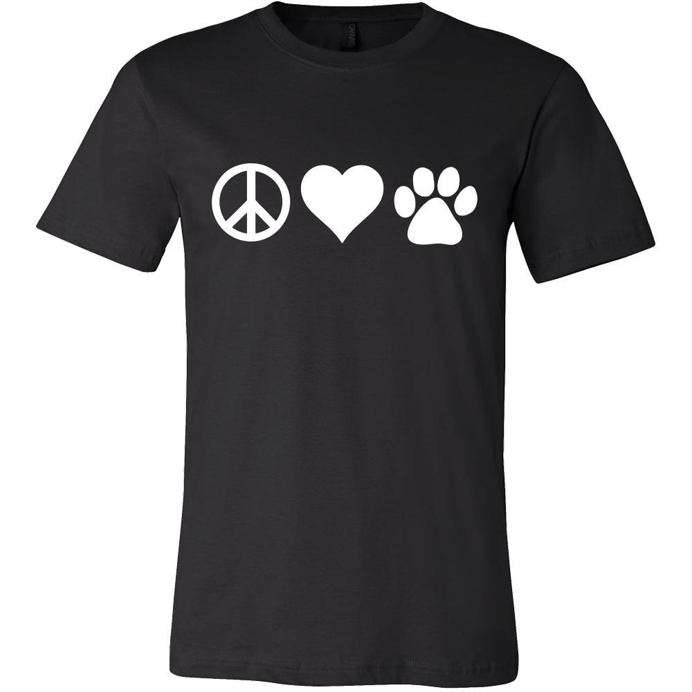 Veterinary Shirt - Peace, love, paws - Profession Gift-T-shirt-Teelime | shirts-hoodies-mugs