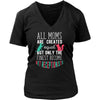 Veterinary T Shirt - All moms are created equal but only the finest become Vet Receptionists-T-shirt-Teelime | shirts-hoodies-mugs