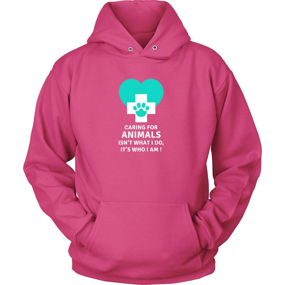 Veterinary T Shirt - Caring for animals isn't what I do, Its who I am!-T-shirt-Teelime | shirts-hoodies-mugs