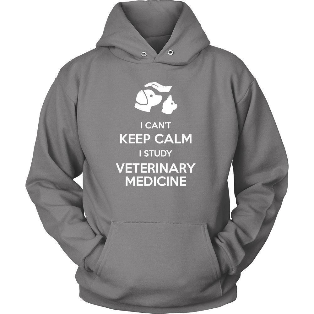 Veterinary T Shirt - I can't keep calm I study Veterinary Medicine-T-shirt-Teelime | shirts-hoodies-mugs