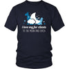 Veterinary T Shirt - I love my fur clients to the moon and back-T-shirt-Teelime | shirts-hoodies-mugs