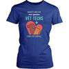 Veterinary T Shirt - Nurses care for one species Vet Techs care for them all-T-shirt-Teelime | shirts-hoodies-mugs