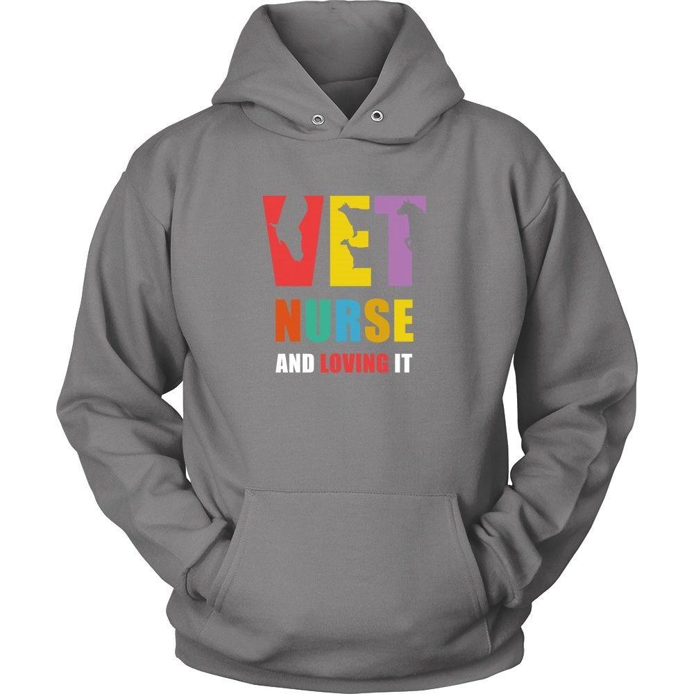 Veterinary T Shirt - Vet Nurse and Loving it-T-shirt-Teelime | shirts-hoodies-mugs