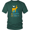 Veterinary T Shirt - Vet Receptionists were created because Animals need heroes too-T-shirt-Teelime | shirts-hoodies-mugs