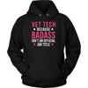Veterinary T Shirt - Vet Tech Because Badass Isn't An Official Job Title-T-shirt-Teelime | shirts-hoodies-mugs