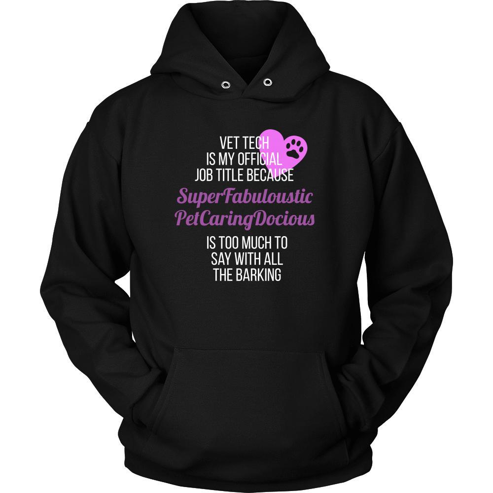 Veterinary T Shirt - Vet Tech Super Fabuloustic Pet Caring-T-shirt-Teelime | shirts-hoodies-mugs