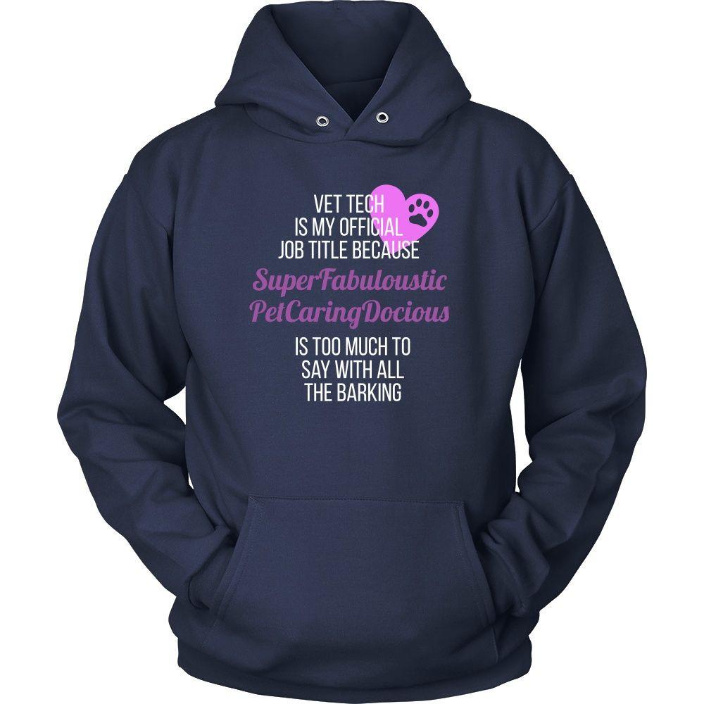 Veterinary T Shirt - Vet Tech Super Fabuloustic Pet Caring-T-shirt-Teelime | shirts-hoodies-mugs