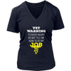 Veterinary T Shirt - Vet Warning To avoid injury do not tell me how to do my job-T-shirt-Teelime | shirts-hoodies-mugs
