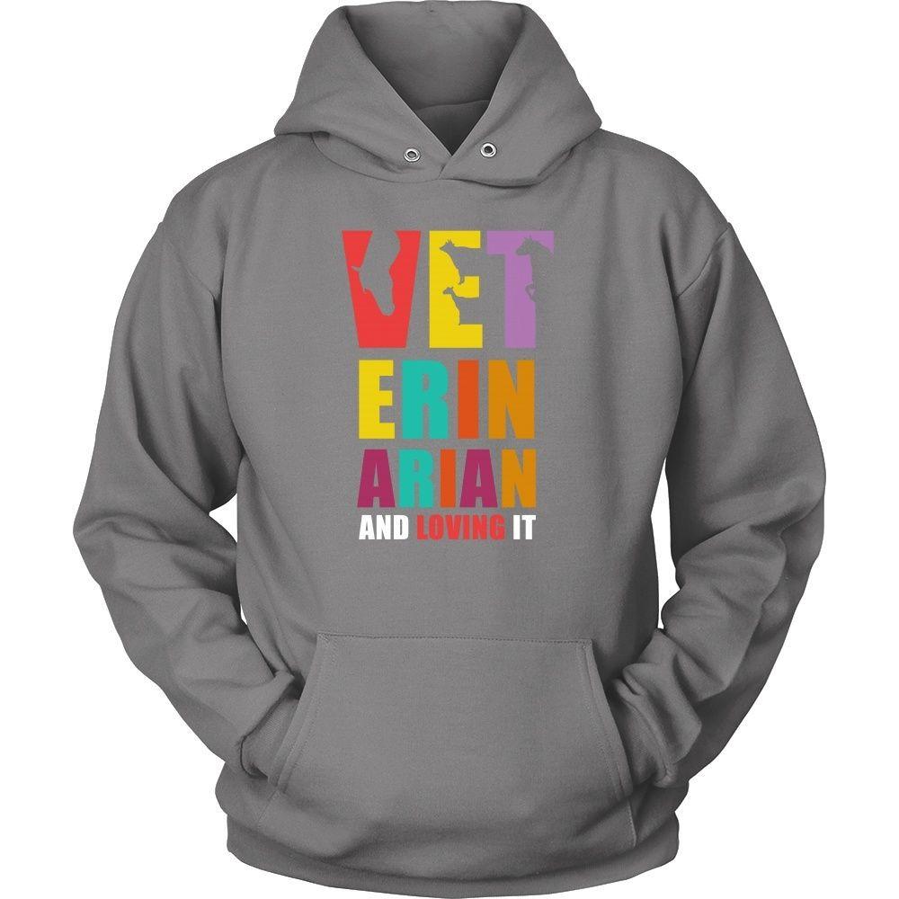 Veterinary T Shirt - Veterinarian and Loving it-T-shirt-Teelime | shirts-hoodies-mugs