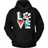 Veterinary T Shirt - Veterinarian Love Cat and Dog-T-shirt-Teelime | shirts-hoodies-mugs