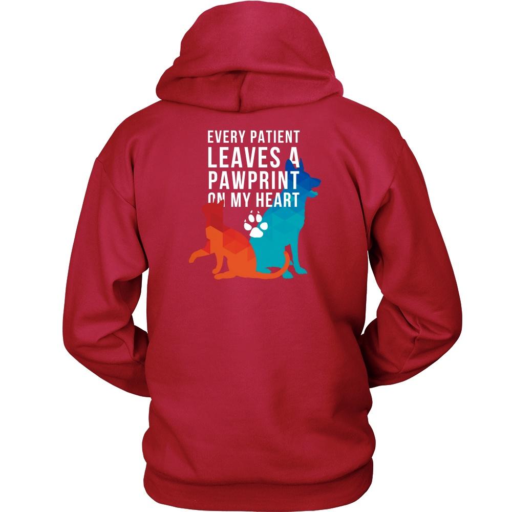 Veterinary T shirts - Every Patient Leaves a Pawprint-T-shirt-Teelime | shirts-hoodies-mugs