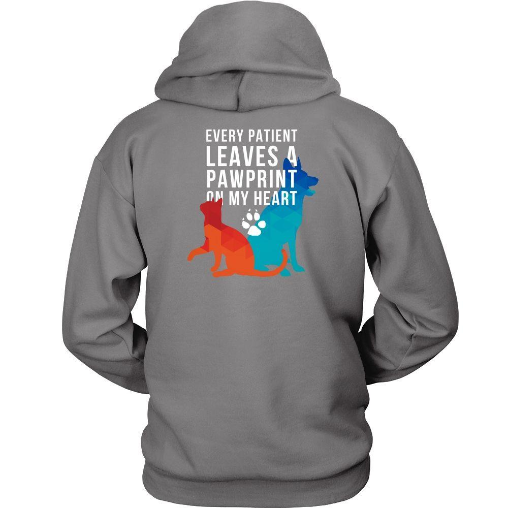 Veterinary T shirts - Every Patient Leaves a Pawprint-T-shirt-Teelime | shirts-hoodies-mugs
