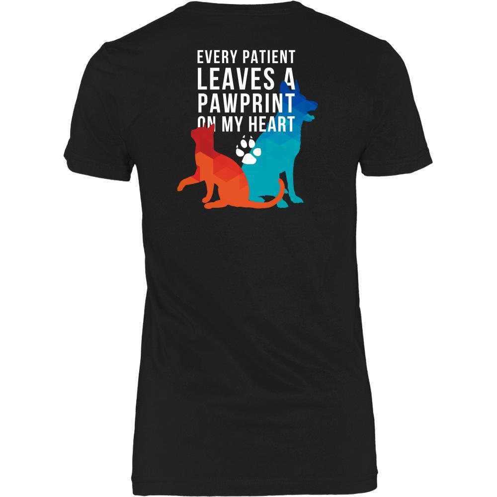 Veterinary T shirts - Every Patient Leaves a Pawprint-T-shirt-Teelime | shirts-hoodies-mugs