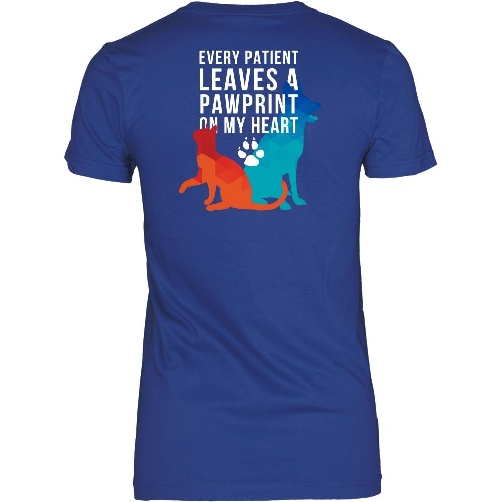 Veterinary T shirts - Every Patient Leaves a Pawprint-T-shirt-Teelime | shirts-hoodies-mugs