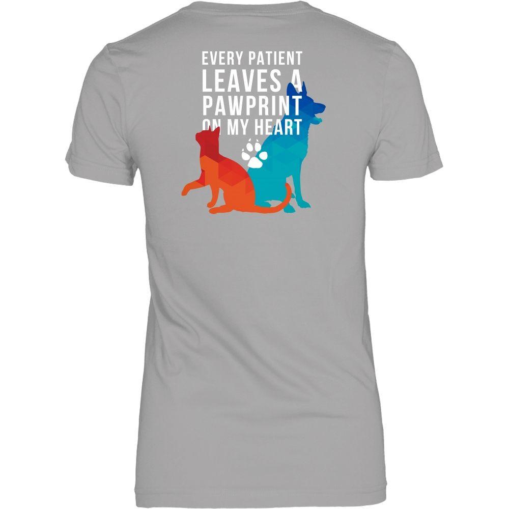 Veterinary T shirts - Every Patient Leaves a Pawprint-T-shirt-Teelime | shirts-hoodies-mugs