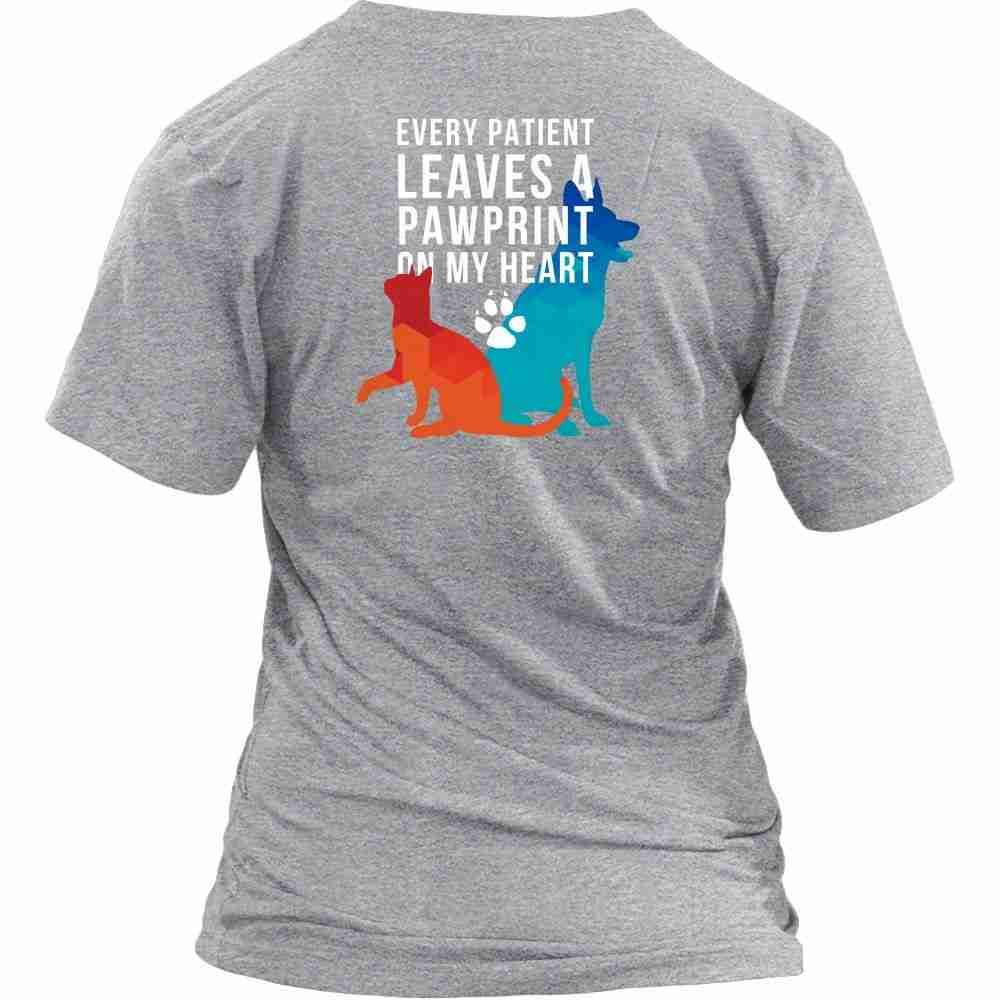 Veterinary T shirts - Every Patient Leaves a Pawprint-T-shirt-Teelime | shirts-hoodies-mugs