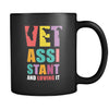 Veterinary Vet assistant and loving it 11oz Black Mug-Drinkware-Teelime | shirts-hoodies-mugs