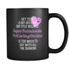 Veterinary Vet tech is my official job title because SuperFabulousticPetCaringDocious is too much to say with all the barking 11oz Black Mug-Drinkware-Teelime | shirts-hoodies-mugs