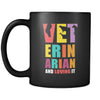 Veterinary Veterinarian and loving it 11oz Black Mug-Drinkware-Teelime | shirts-hoodies-mugs