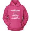 Video Gamer - I play Video Games because punching people is frowned upo - Hobby Shirt-T-shirt-Teelime | shirts-hoodies-mugs