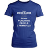 Video Gamer - I play Video Games because punching people is frowned upo - Hobby Shirt-T-shirt-Teelime | shirts-hoodies-mugs