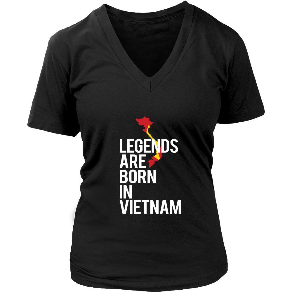 Vietnam Shirt - Legends are born in Vietnam - National Heritage Gift-T-shirt-Teelime | shirts-hoodies-mugs