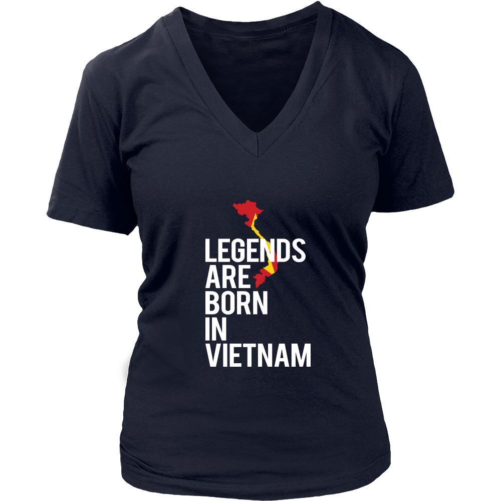 Vietnam Shirt - Legends are born in Vietnam - National Heritage Gift-T-shirt-Teelime | shirts-hoodies-mugs
