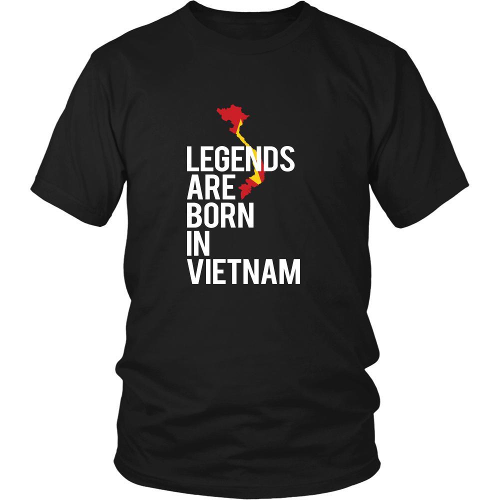 Vietnam Shirt - Legends are born in Vietnam - National Heritage Gift-T-shirt-Teelime | shirts-hoodies-mugs