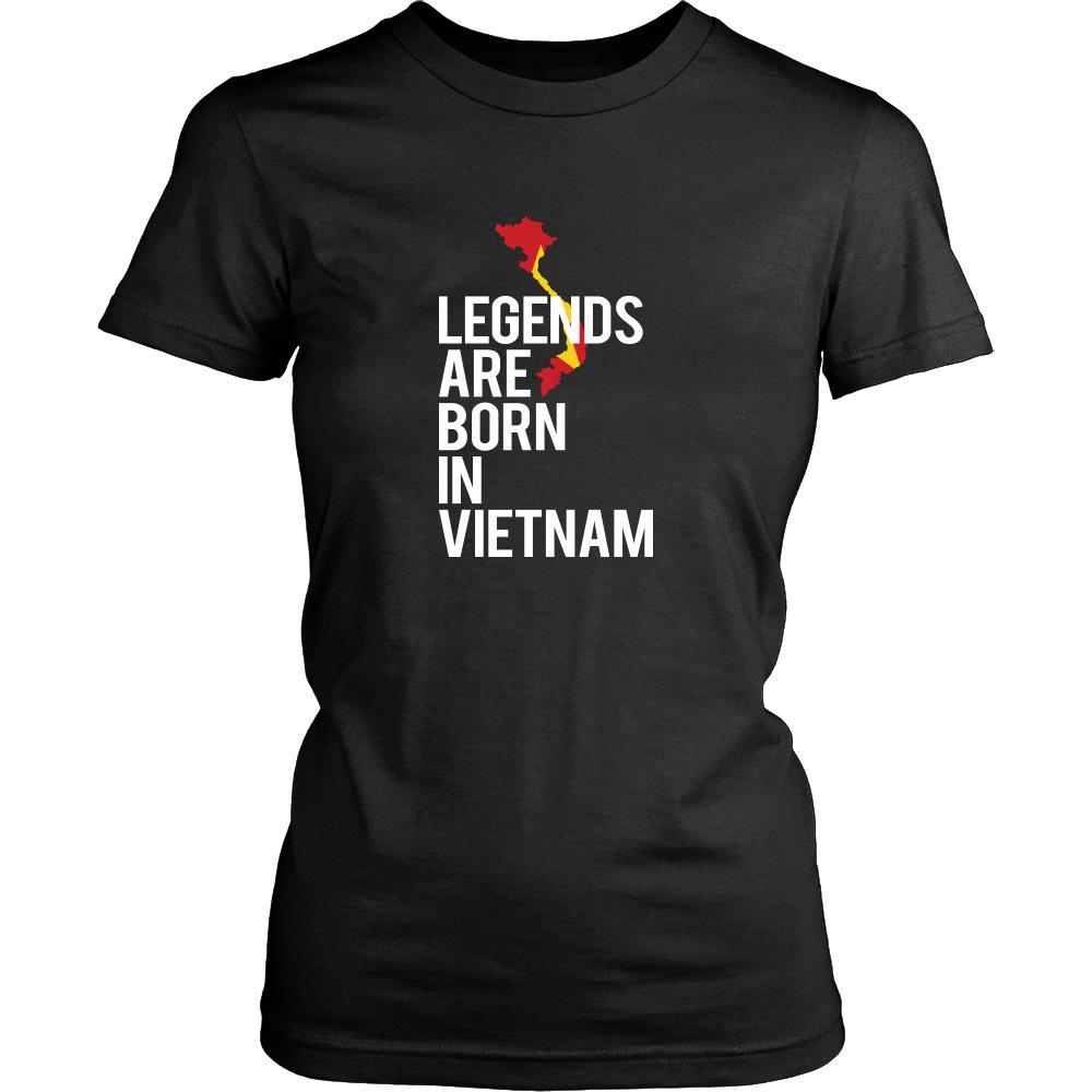 Vietnam Shirt - Legends are born in Vietnam - National Heritage Gift-T-shirt-Teelime | shirts-hoodies-mugs