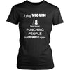Violin - I play Violin because punching people is frowned upon - Music Instrument Shirt-T-shirt-Teelime | shirts-hoodies-mugs
