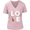 Violin - LOVE Violin - Music Instrument Shirt-T-shirt-Teelime | shirts-hoodies-mugs