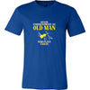 Violin Shirt - Never underestimate an old man who plays violin Grandfather Hobby Gift-T-shirt-Teelime | shirts-hoodies-mugs
