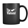 Violin The Violinist 11oz Black Mug-Drinkware-Teelime | shirts-hoodies-mugs