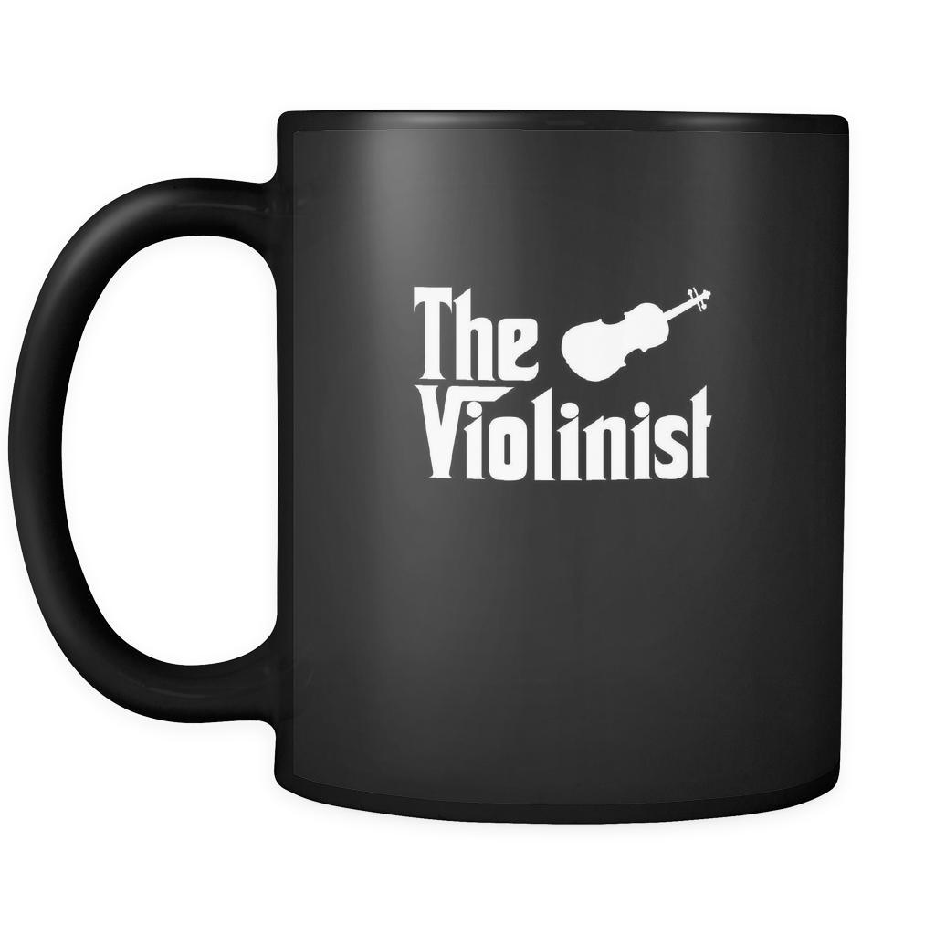 Violin The Violinist 11oz Black Mug-Drinkware-Teelime | shirts-hoodies-mugs