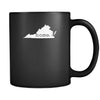 Virginia Home Virginia 11oz Black Mug-Drinkware-Teelime | shirts-hoodies-mugs