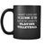 Volleyball I Might Look Like I'm Listening But In My Head I'm Playing Volleyball 11oz Black Mug