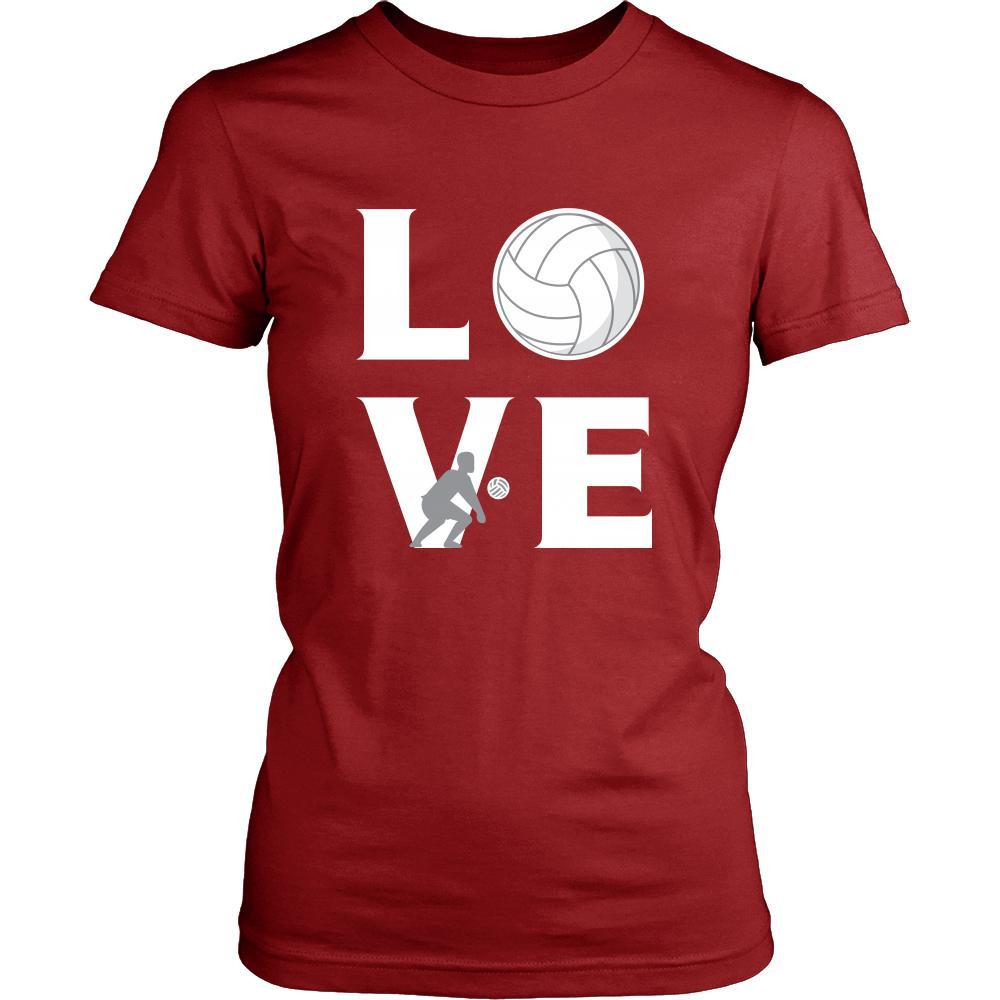 Volleyball - LOVE Volleyball - Sport Player Shirt-T-shirt-Teelime | shirts-hoodies-mugs