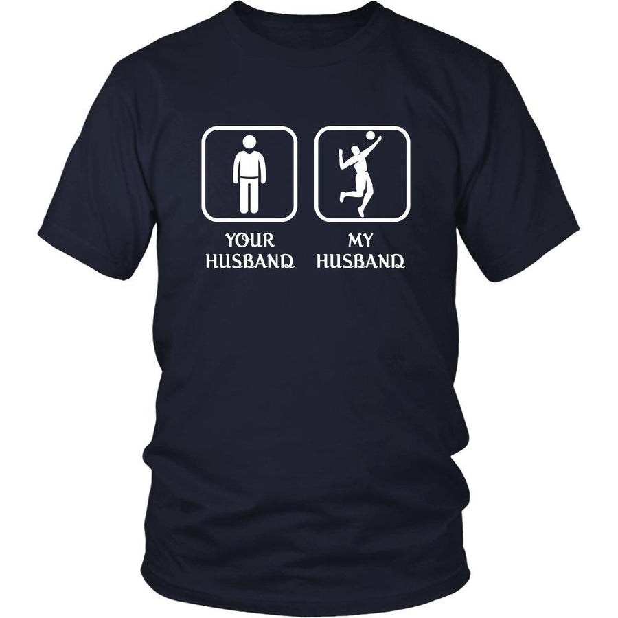 Volleyball Player - Your husband My husband - Mother's Day Sport Shirt-T-shirt-Teelime | shirts-hoodies-mugs