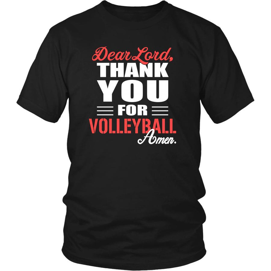 Volleyball Shirt - Dear Lord, thank you for Volleyball Amen- Sport-T-shirt-Teelime | shirts-hoodies-mugs