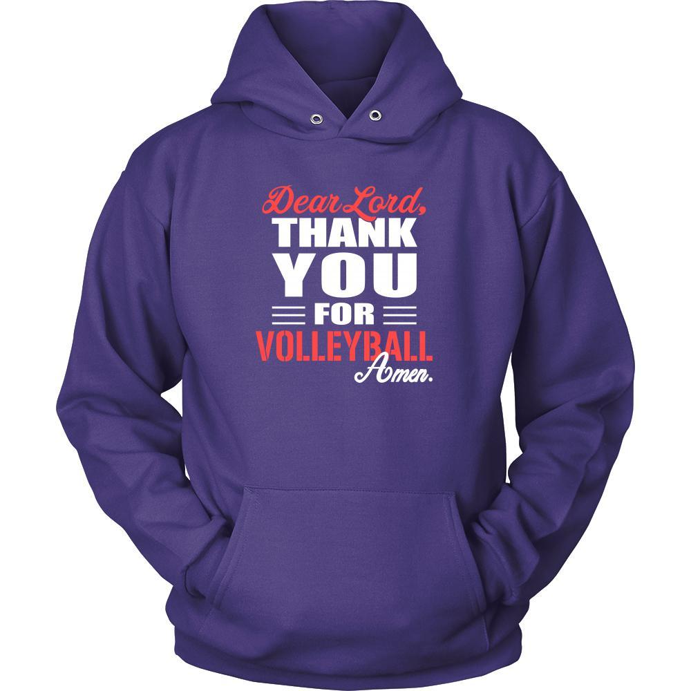 Volleyball Shirt - Dear Lord, thank you for Volleyball Amen- Sport-T-shirt-Teelime | shirts-hoodies-mugs