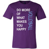 Volleyball Shirt - Do more of what makes you happy Volleyball- Sport Gift-T-shirt-Teelime | shirts-hoodies-mugs
