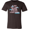 Volleyball Shirt - If they don't have Volleyball in heaven I'm not going- Sport Gift-T-shirt-Teelime | shirts-hoodies-mugs