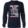 Volleyball Shirt - Some people have to wait a lifetime to meet their favorite Volleyball player mine calls me dad- Sport father-T-shirt-Teelime | shirts-hoodies-mugs