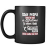 Volleyball some people have to wait a lifetime to meet their favorite Volleyball player mine calls me dad 11oz Black Mug-Drinkware-Teelime | shirts-hoodies-mugs