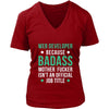 Web Developer Shirt - Web Developer because badass mother fucker isn't an official job title - Profession Gift-T-shirt-Teelime | shirts-hoodies-mugs