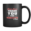 Weightlifting Dear Lord, thank you for Weightlifting Amen. 11oz Black Mug-Drinkware-Teelime | shirts-hoodies-mugs
