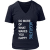 Weightlifting Shirt - Do more of what makes you happy Weightlifting- Sport Gift-T-shirt-Teelime | shirts-hoodies-mugs