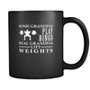 Weightlifting Some Grandpas play bingo, real Grandpas go Weightlifting 11oz Black Mug-Drinkware-Teelime | shirts-hoodies-mugs