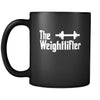 Weightlifting The Weightlifter 11oz Black Mug-Drinkware-Teelime | shirts-hoodies-mugs